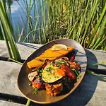 Rybaczowka - Noclegi, Restauracja, Port * Богачево