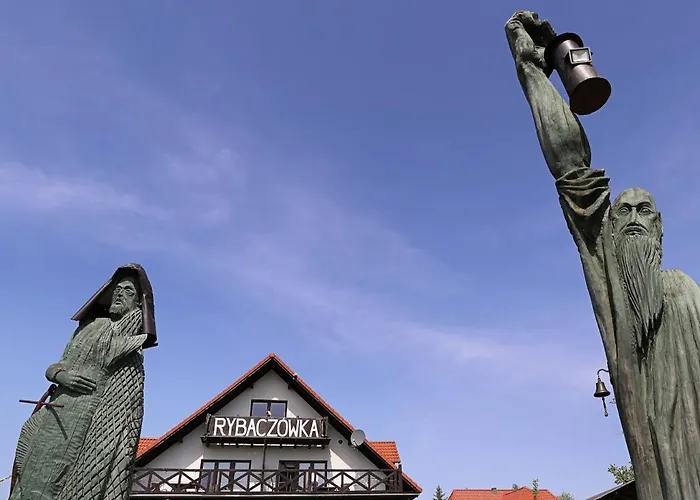 住宿加早餐酒店 Rybaczowka - Noclegi, Restauracja, Port 波加茨泽沃